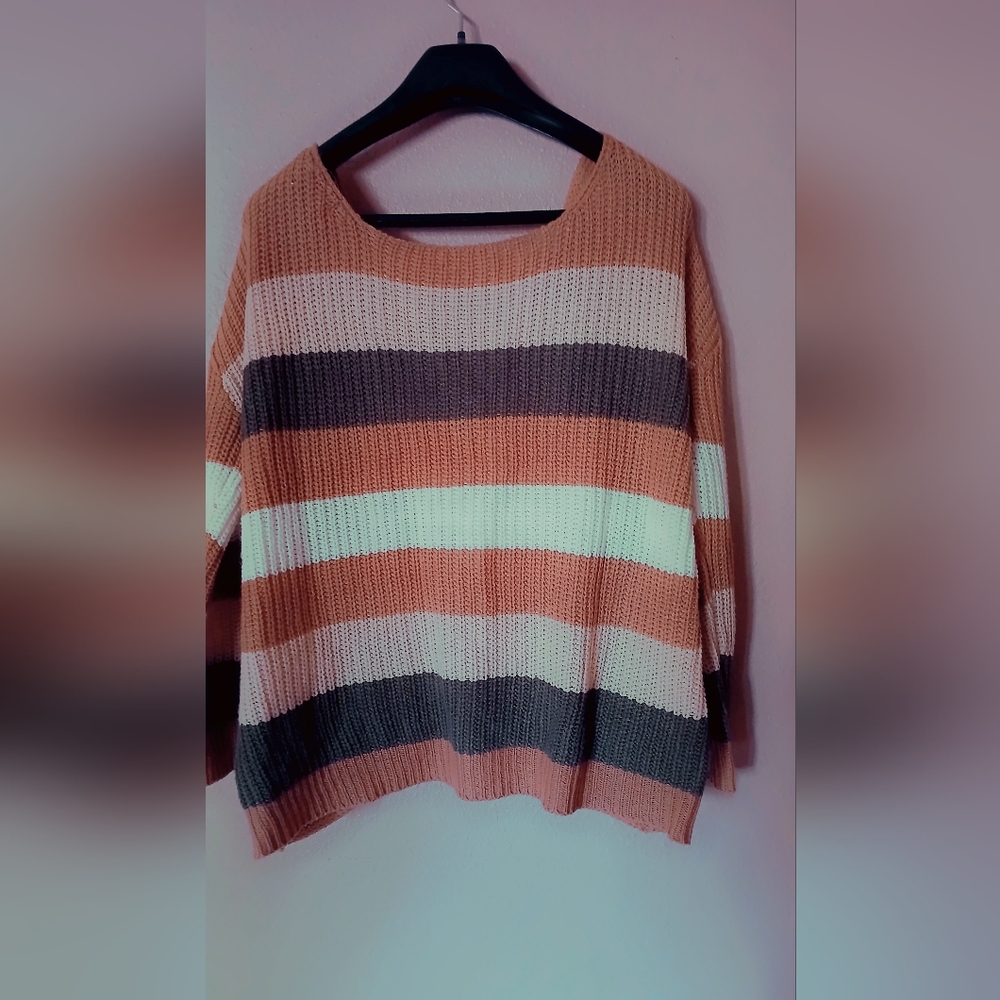 Striped Multicolor Women's Sweaters